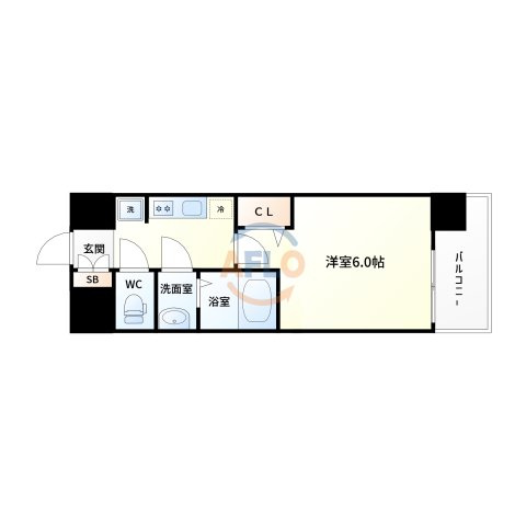 プレサンス西淡路レジェーロの間取り|プレサンス西淡路レジェーロ　間取り