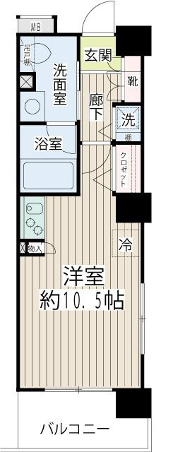 エクセル川崎ＷＥＳＴ の間取り|間取りです。