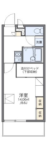 レオパレスＹＵＴＡＫＡの間取り