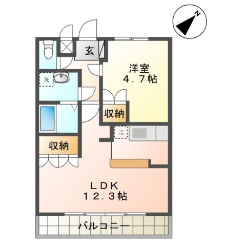 ルミナスハイム９２０の間取り