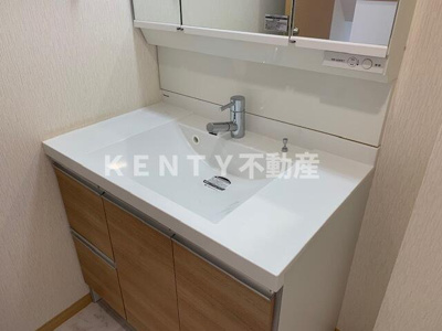 【洗面所】 | ラ　カーサ　セレッソ | 脱衣スペースもあります