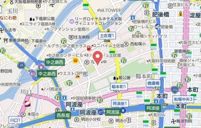 【地図】 | ジュネーゼ京町堀パークサイド