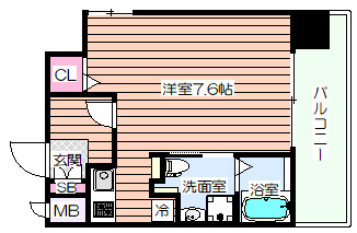 【間取り】 | ジュネーゼ京町堀パークサイド