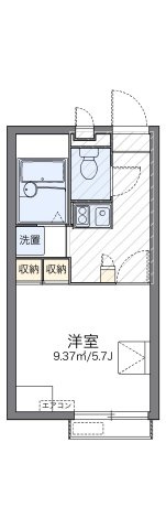 レオパレス岩井の間取り