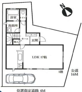 入間市豊岡４丁目 中古戸建の間取り