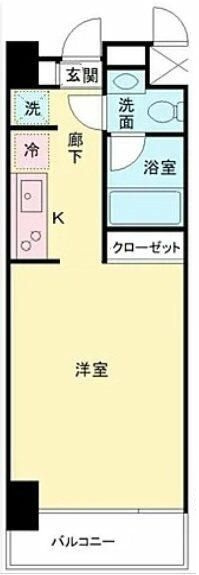 グレンパーク秋葉原イーストの間取り|間取りです。