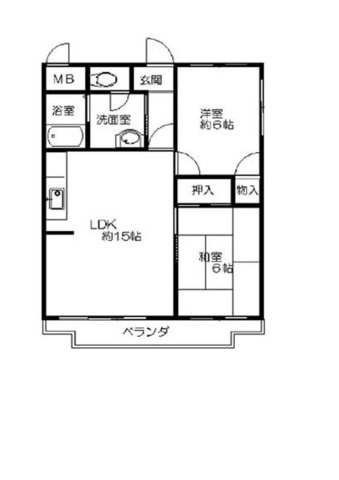 エスペランサ宝塚の間取り