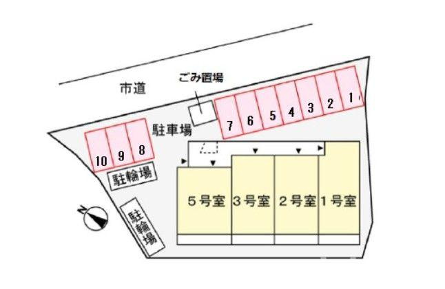 ブリ－ヴィアコ－トの駐車場