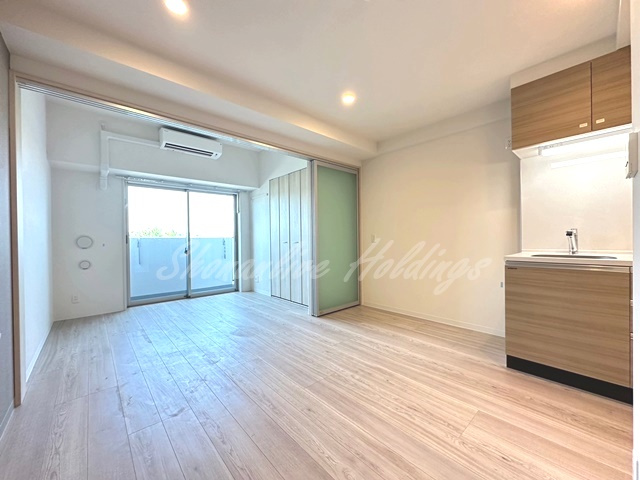 藤沢市南藤沢の賃貸マンションの居間・リビング