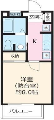 アンダンテ南烏山の間取り