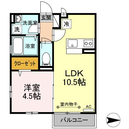 ベアフルーツ南沢の間取り