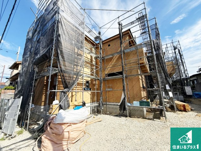 大阪狭山市西山台　第01期　新築一戸建ての外観|周辺は落ち着いた街並みの住宅地！子育てがしやすい住環境です！まだ未完成ですが、現地でしかわからない事もございます。是非一度ご覧ください。