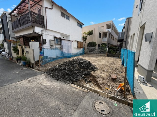 箕面市箕面　新築一戸建ての外観|現在の進捗状況です！順調に作業進行中、完成が待ち遠しいです！詳細の間取り等、お気軽にお問い合わせください！