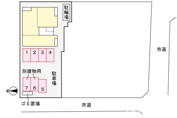 Ｍ．ＧＲＡＣＥの駐車場