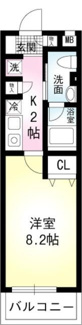 【間取り】 | ミリアビタＮＯ．１１ | 間取りです。