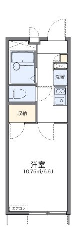 レオパレスサンシャイン貫井北の間取り