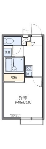 レオパレスハワースの間取り|代表的な間取のため実際の間取とは異なる場合があります