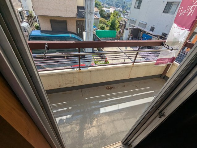 妙法寺戸建のバルコニー