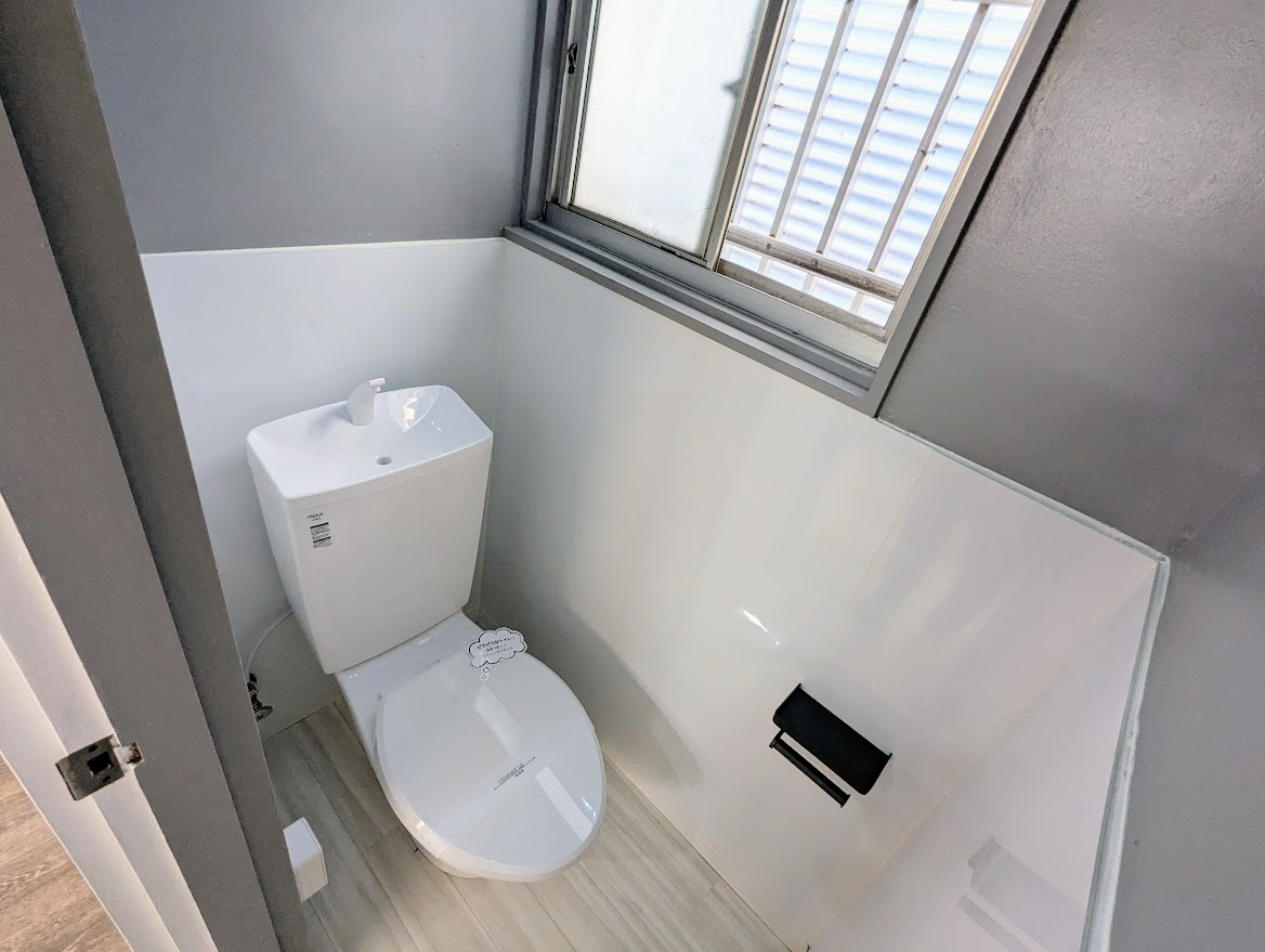 妙法寺戸建のトイレ|便器は交換してます