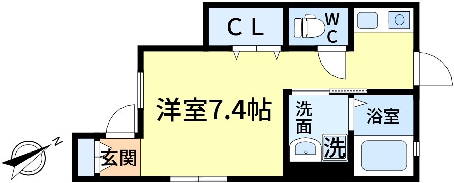 CASA BLUの間取り