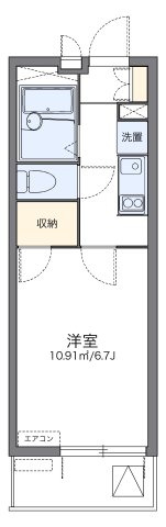 レオパレスＫＡＴＯＨⅢの間取り