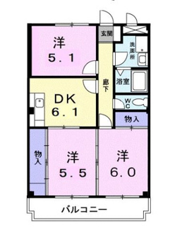 【間取り】 | クレストヴィラヒヨシ