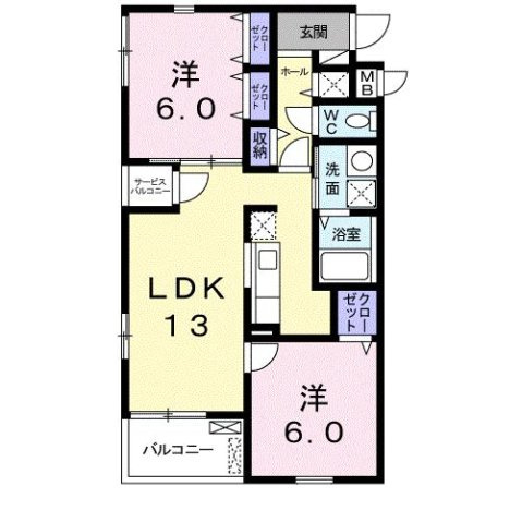さつき荘の間取り
