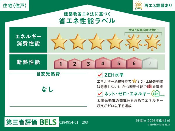 アイリス　相原の省エネ性能ラベル