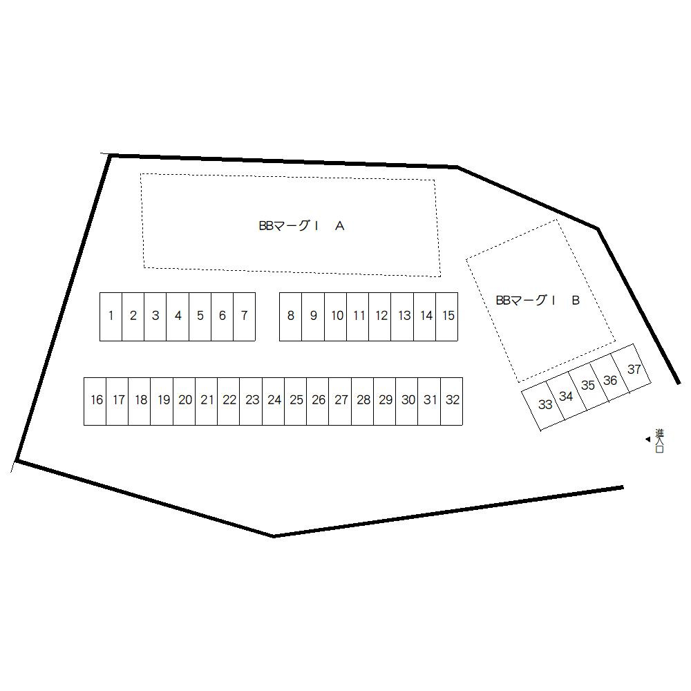 BBマーグⅡの区画図