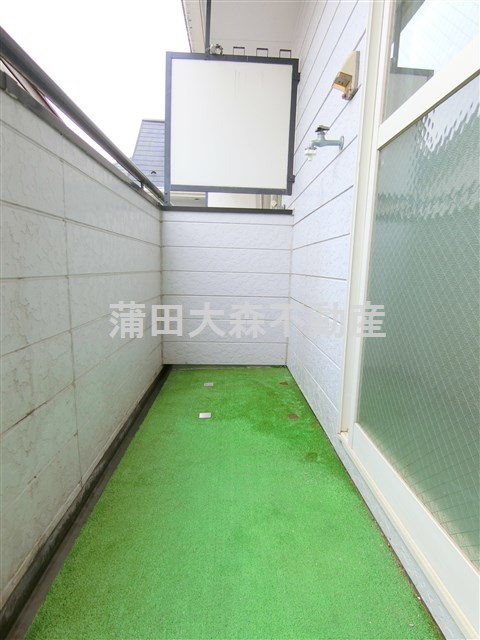 セントラル蒲田のバルコニー