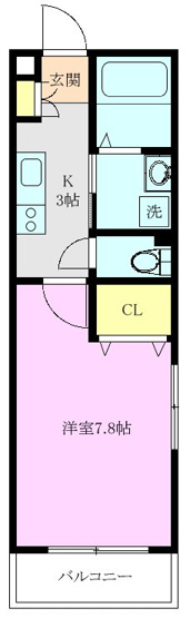 【間取り】 | シャテロハイツ弐番館