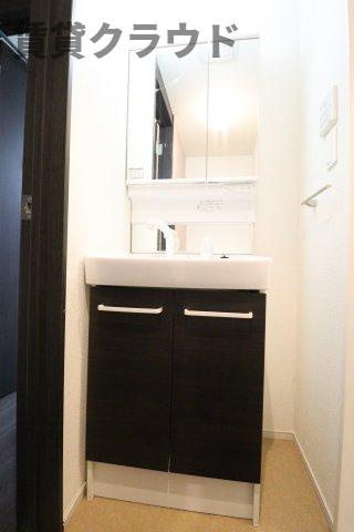 パークスクエア青葉の森Ⅱの洗面所|収納のためのスペースです