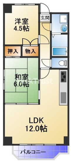 【間取り】 | 梅田プレミアムコート