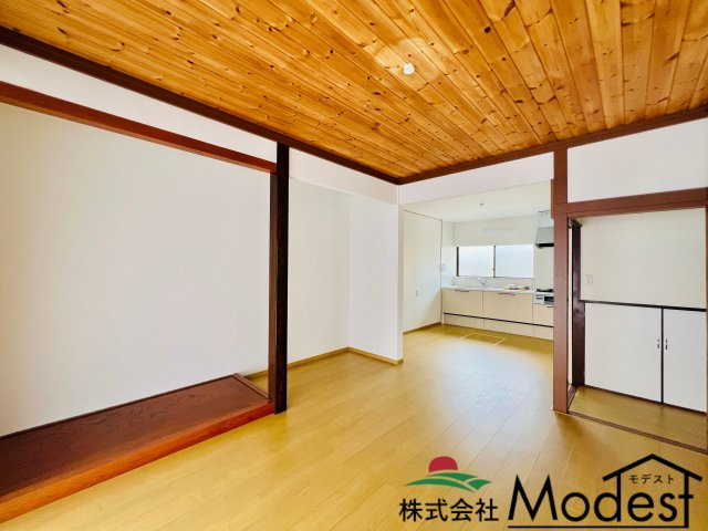 伊勢崎市田部井町の居間・リビング|ご家族も自然と集まる空間♪