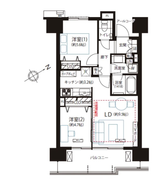 ★仲介手数料無料★グランスイート三軒茶屋スイカテラス