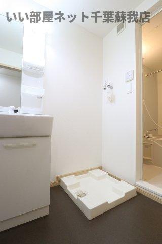 アバンサールⅢの洗面所|室内洗濯機置き場♪
