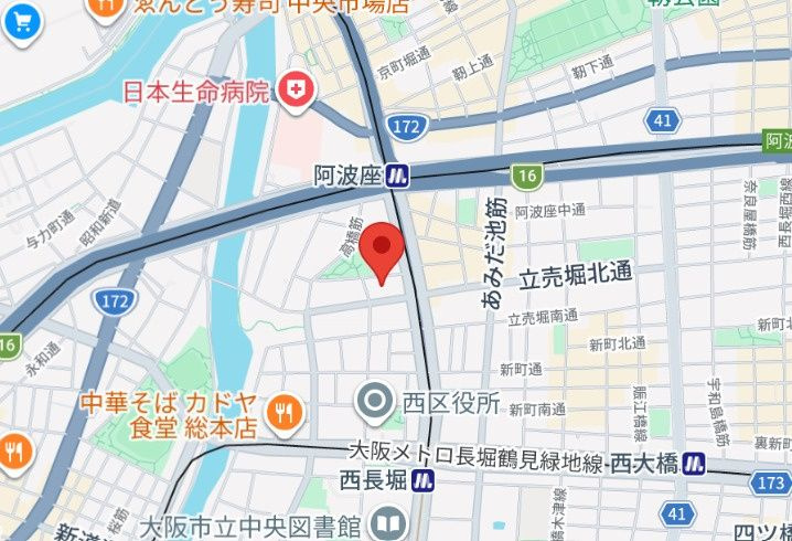 シーズンフラッツアワザの地図