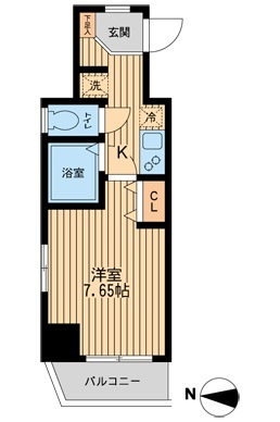 エクセリア池袋WESTⅡの間取り