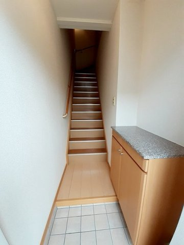 グラン　ブルⅡの玄関|ゆったりとした玄関です