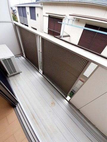 グラン　ブルⅡのバルコニー|バルコニー付きです