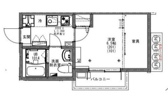 KEIAI RESIDENCE 大和田の間取り