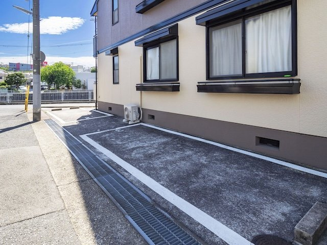 クレール吉川の駐車場|駐車場です