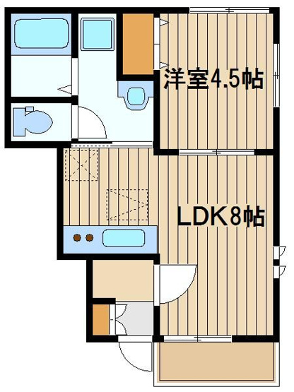 【間取り】 | ラルーチェ A