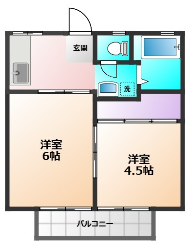 カーサ萩山 の間取り