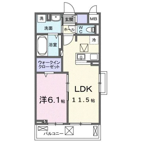 ヒカルサ東加古川の間取り