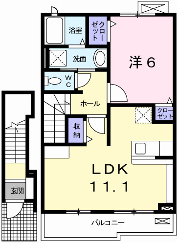 ドミールディオンⅡの間取り