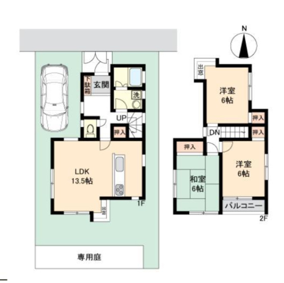 【間取り】 | 久喜市南栗橋3丁目　中古戸建