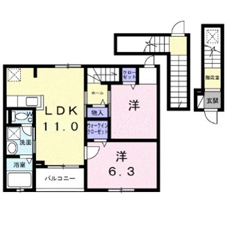 【間取り】 | サンライズ　プライム | 間取りです。