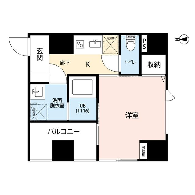 プレール・ドゥーク新丸子の間取り