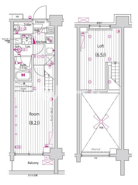 練馬区豊玉北３丁目の賃貸マンションの間取り